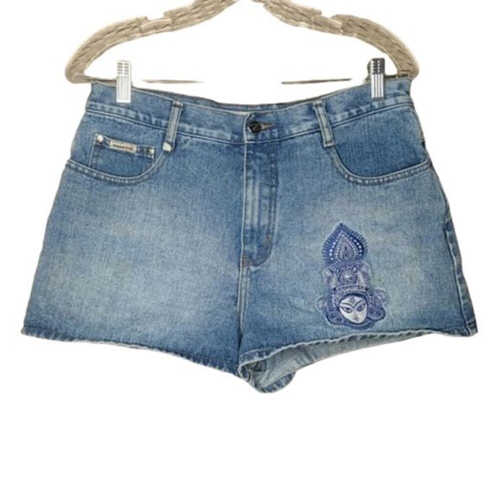 Zanadi India Goddess Denim Shorts Junior's Size 11
